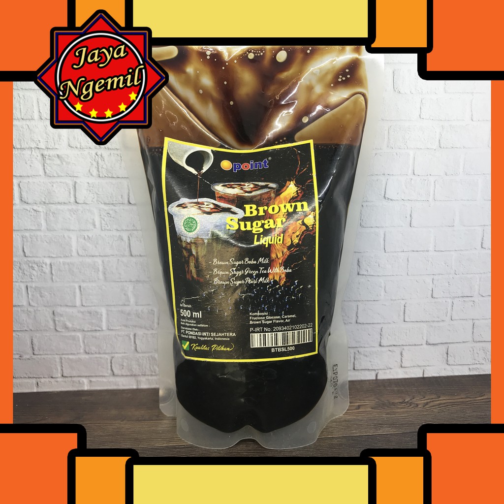 

POINT Brown Sugar Liquid 500 ml - Gula Merah Cair - Sirup Brown Sugar