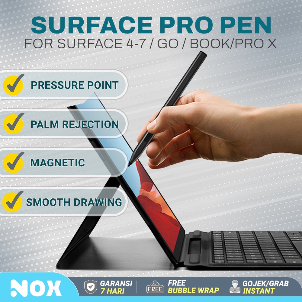 Surface stylus pen pro 3/4/5/6/7/8/9/10/11/12 go 1/2/3/4 Kobo libra pressure palm rejection magnetic