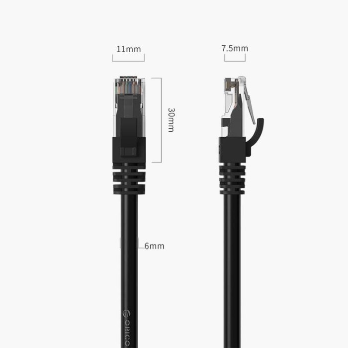 ORICO Ethernet Network Cable CAT6 Gigabit LAN 10M - PUG-C6-100