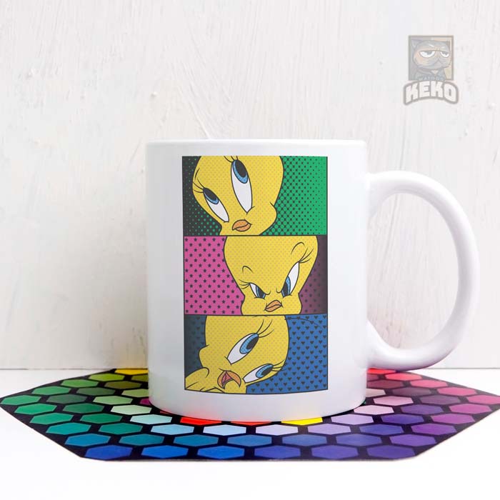 Mug Keramik Tweety Comic Panels Coffee