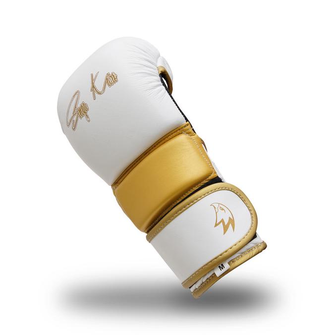MMA Hybrid 'Singa Karo 2.0' White - MMA Gloves - Hawkeye Fightwear