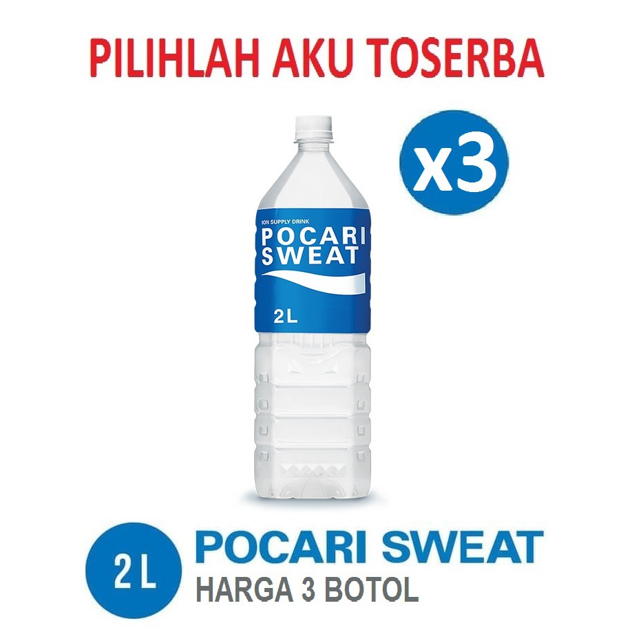 POCARI SWEAT PET 2 liter / 2000 ml - ( HARGA PAKET ISI 3 BOTOL )