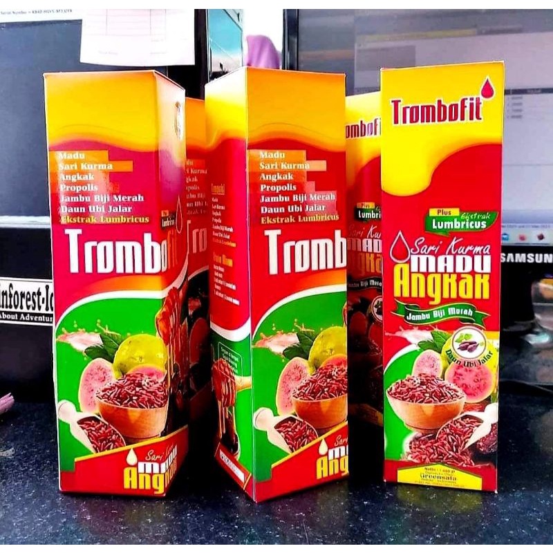 Trombofit Sari Kurma Madu angkak ASLI Menaikan HB