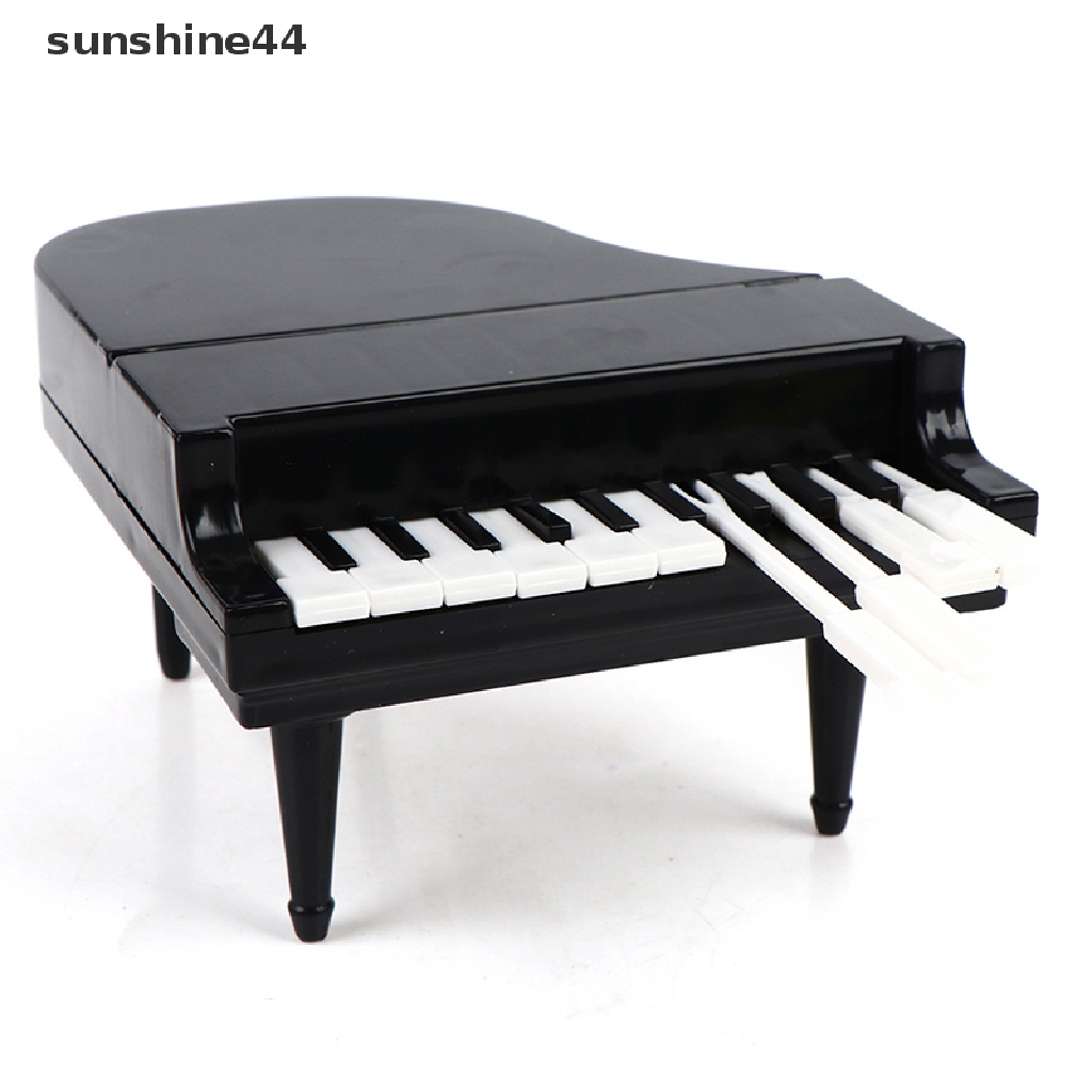 Sunshine 10Pcs Garpu Buah / Kue / Dessert Mini Bentuk Piano Kartun Untuk Anak