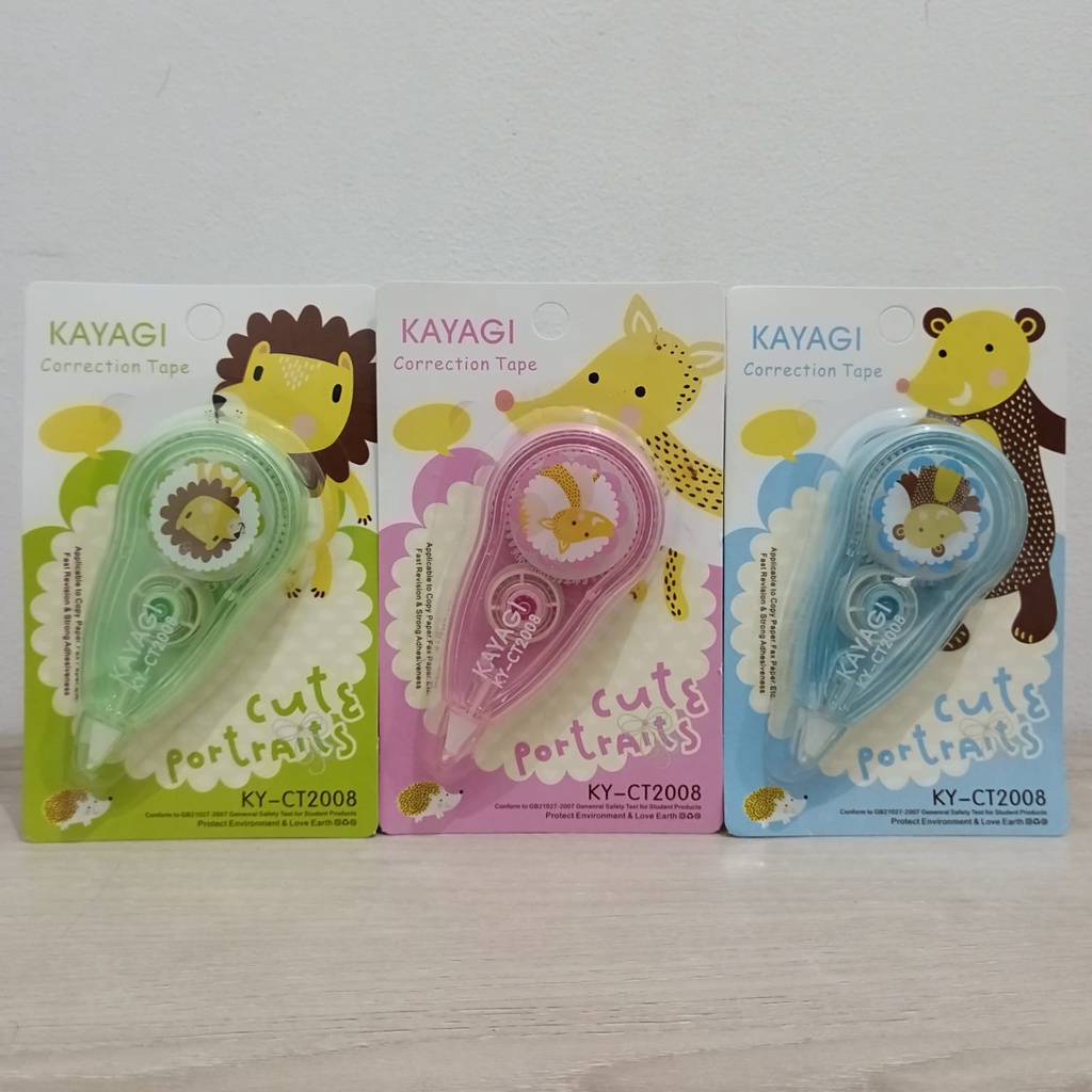 

Tip Ex Kayagi KY-CT2008 / KY-CT2008 Kayagi Correction Tape