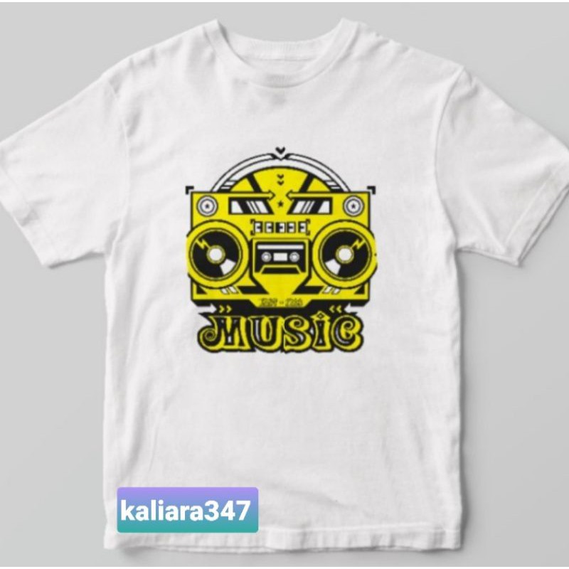 kaos anak old musik premium best seller