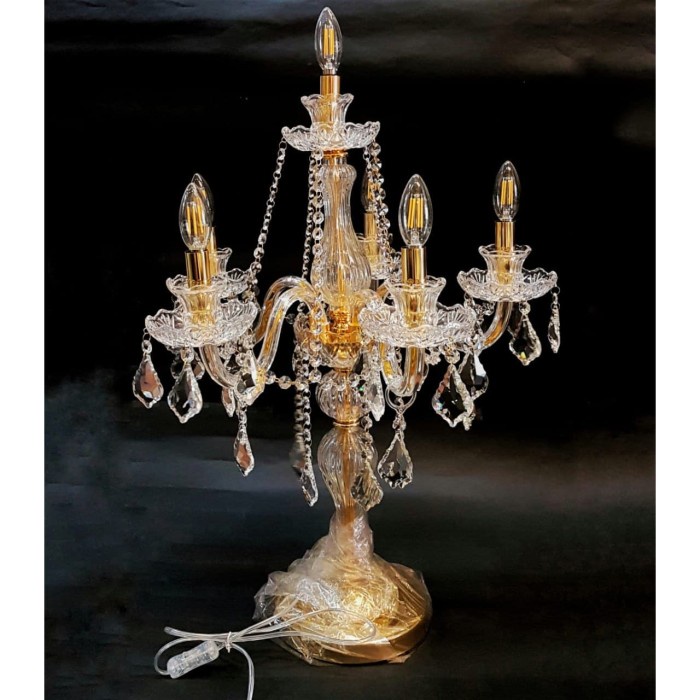 Lampu Meja - Lampu Kristal Meja