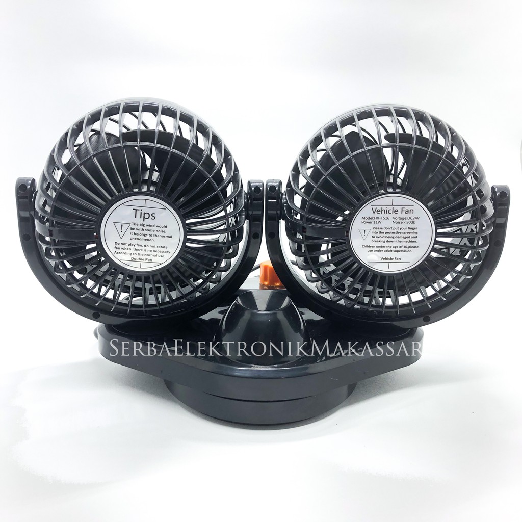 Kipas Mobil Ganda Vehicle Fan Mitchell HX-T515 12Volt HX-T516 24Volt