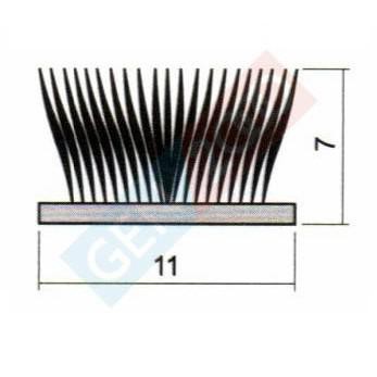 Big Mohair / Bulu Mohair Besar / Seal Bulu Aluminium Per Meter