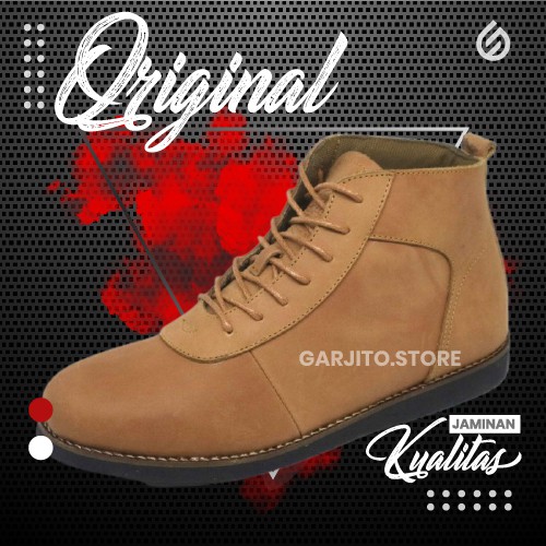 Sepatu Boots Pria  Berkualitas Aloof Care Kulit Asli Original Mutu Terjamin