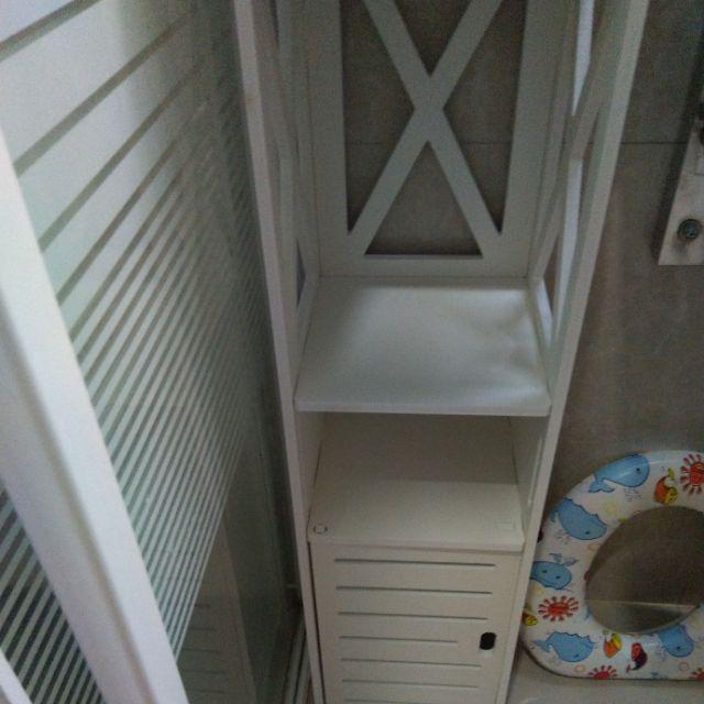 Lemari Kamar Mandi Model Minimalis Furniture Rak Shampo Sabun Handuk