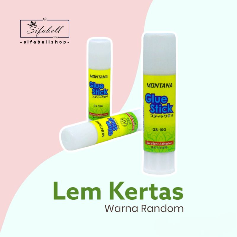 Lem Kertas Glue Stick Lem Batang Motif Karakter Alat Tulis Perekat