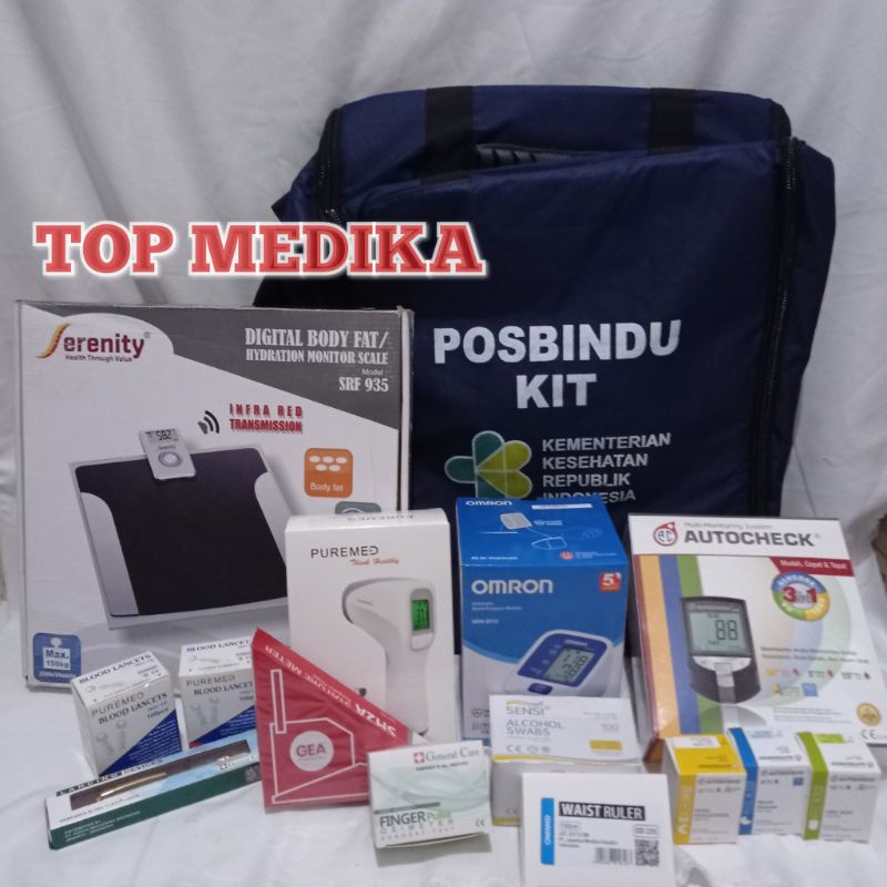 Posbindu Kit PTM Kesehatan Lansia Set Lengkap