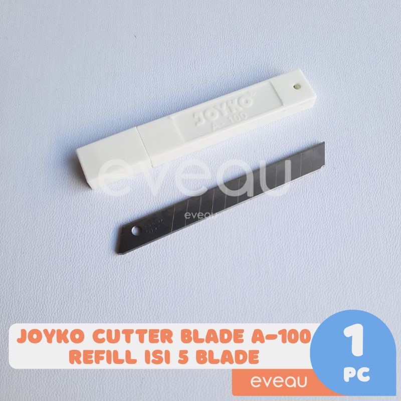 

Joyko Cutter Blade Refill Silet A-100 Silet Isi 5 pcs Tebal 0,4 mm Alat Pemotong Kertas Kain Plastik