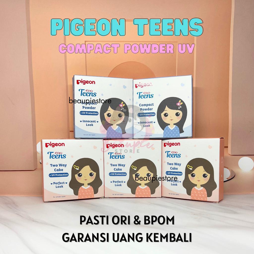 PIGEON Teens Compact Powder +UV Protection 14gr / Two Way Cake 14 gr FULL SIZE