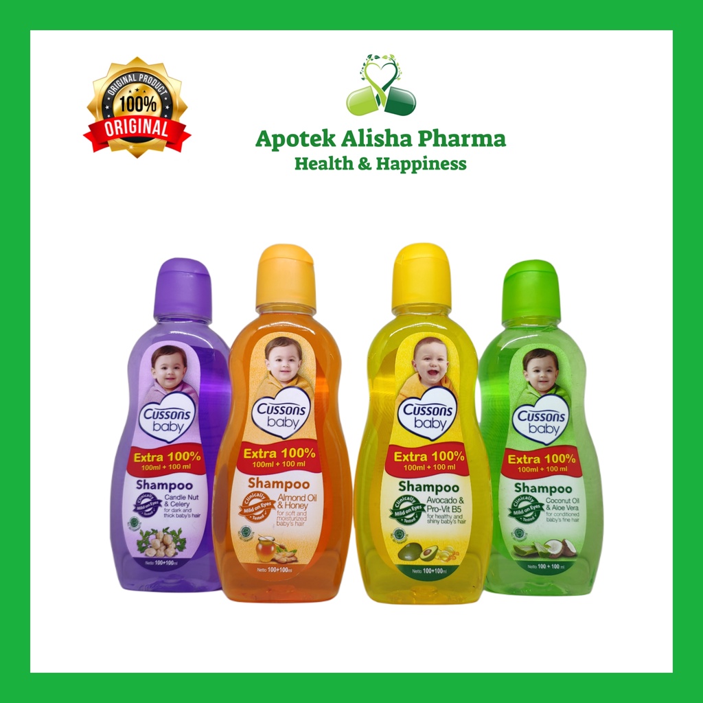 CUSSONS BABY SHAMPOO 100ml + 100ml - Shampoo Bayi