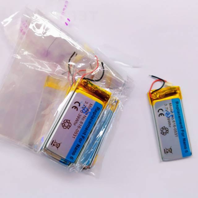 BATERAI BATTERY BATRE IPOD NANO 6