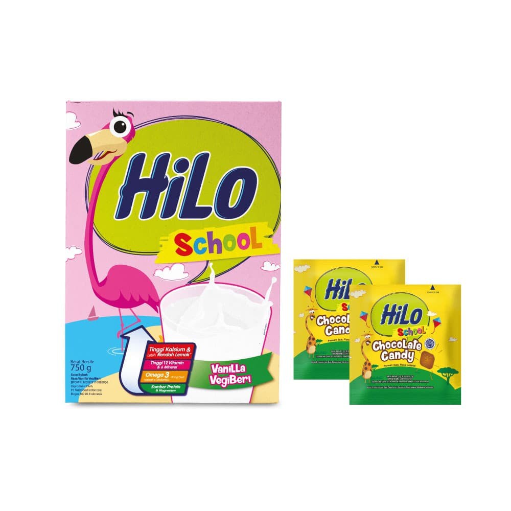 

PROMO HILO SCHOOL VANILLA VEGIBERI 750GR + HILO SCHOOL CANDY (10 SCH) X 2 TERMURAH