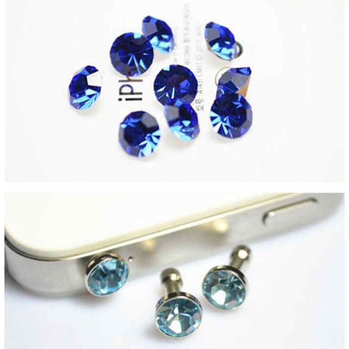 New Coni Smart Phone Earphone Plug Anti Dust Diamond Earphone Plug Move To Mymisi