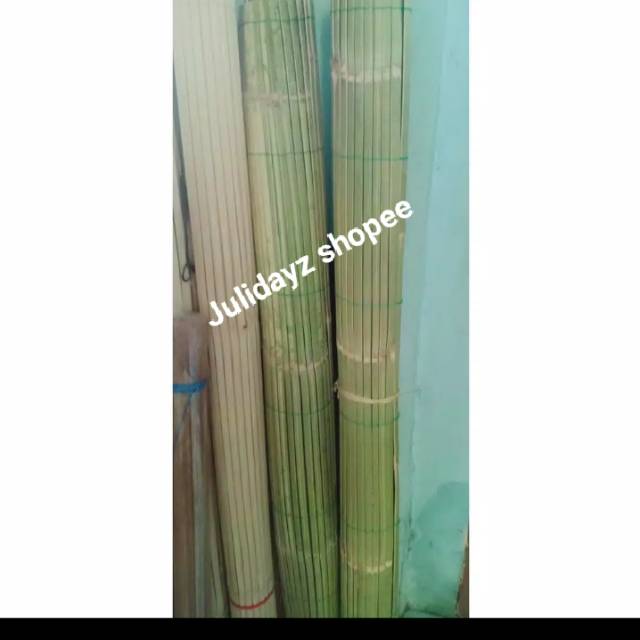 Tirai bambu 1.5x2 m/wide hijau 1.5x2 m termurah bandung