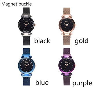 [ PROMOTION ] JAM TANGAN MURAH MAGNET PLAT DIAMOND GLITTER