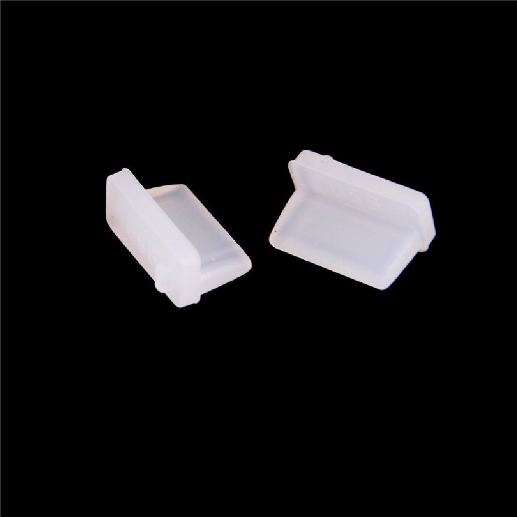 [birth] 10pcs Clear Rubber A Type Female USB Anti Dust Protector Plugs Stopper Cover [ID]