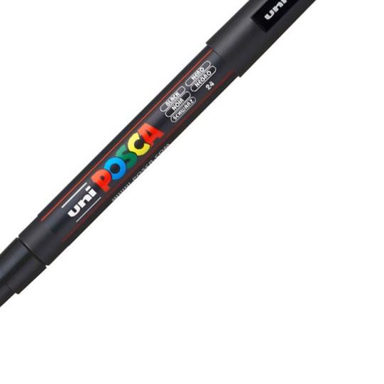 

♨ UNI POSCA PC-3M Marker Pen (Fine Point) - Black ➺