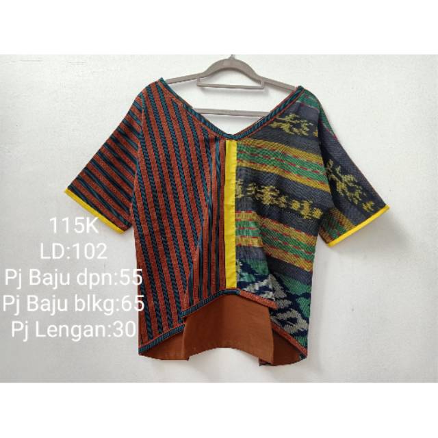 Tenun kombinasi lurik