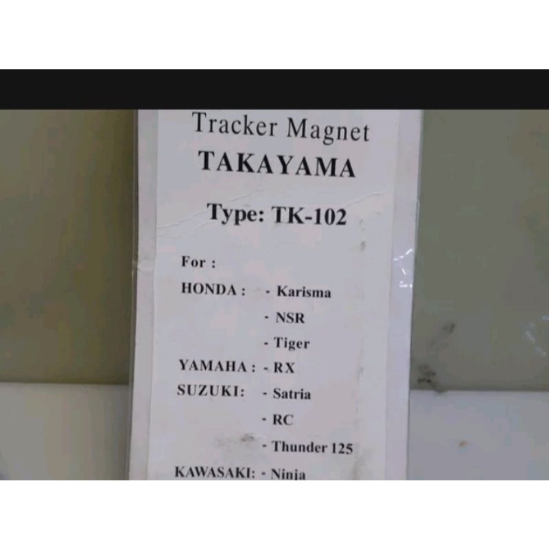 traker tracker treker magnit magnet karisma multi tiger rx satria ninja multi original tky