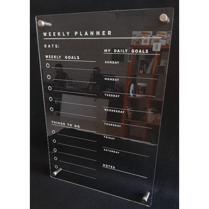 

[RESTOCK] ACRYLIC PLANNER - A3