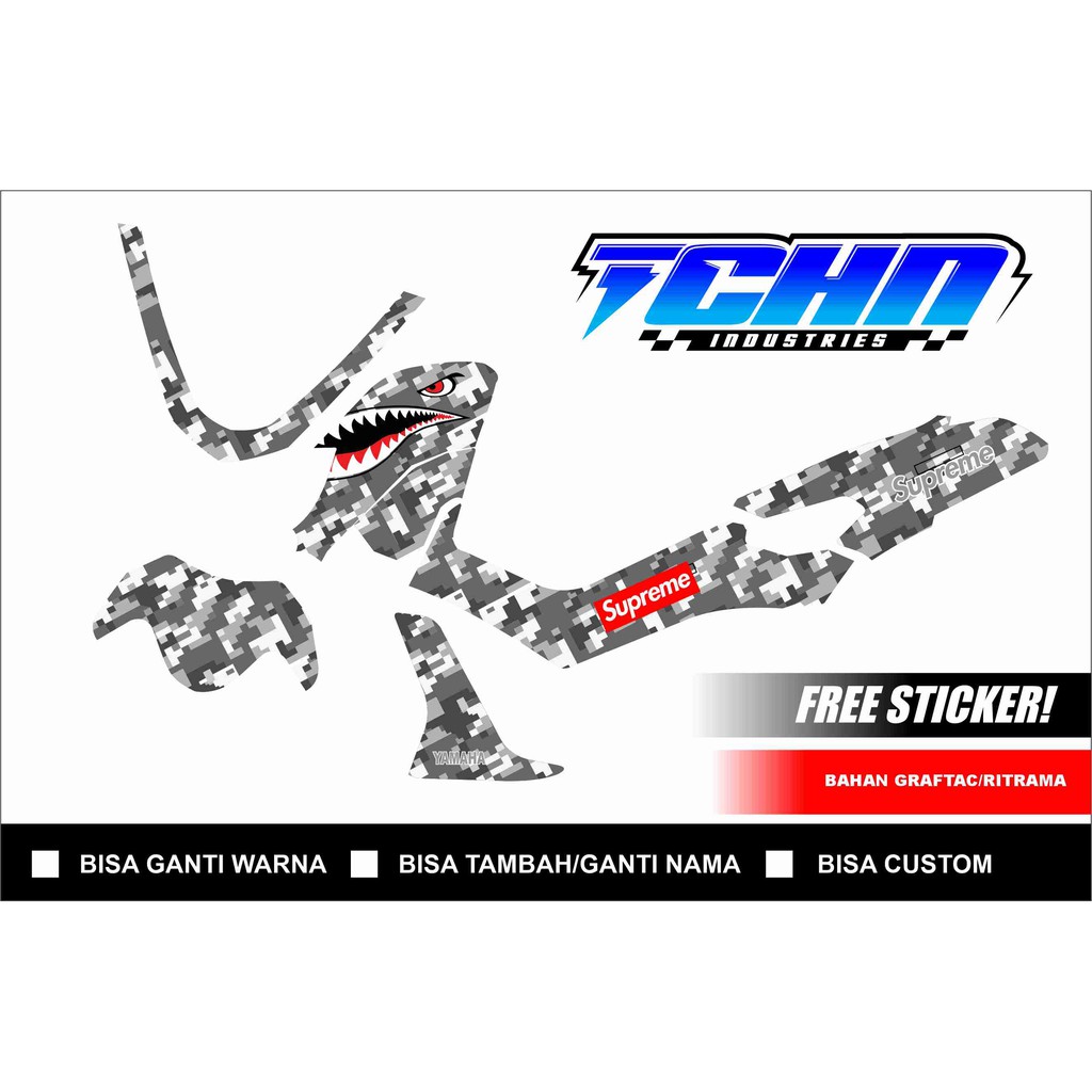 DECAL STRIPING STICKER YAMAHA NMAX SUPREME