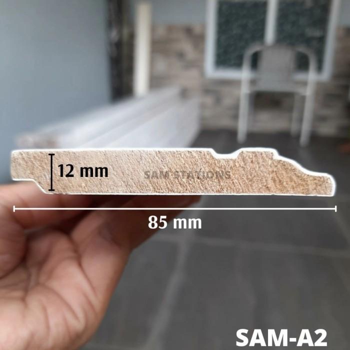 Sam-A2 Plint Lantai Skirting List Kayu Wall Molding Lis Dinding Profil