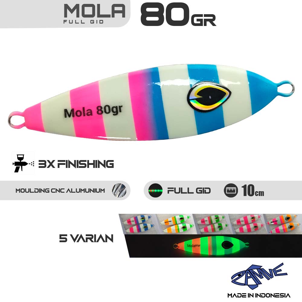 Metal Jig Zamve Mola 80Gr Metal Jig 80Gr Metal Jig 80Gram