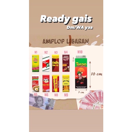 

Amplop THR Makanan Angpau Murah