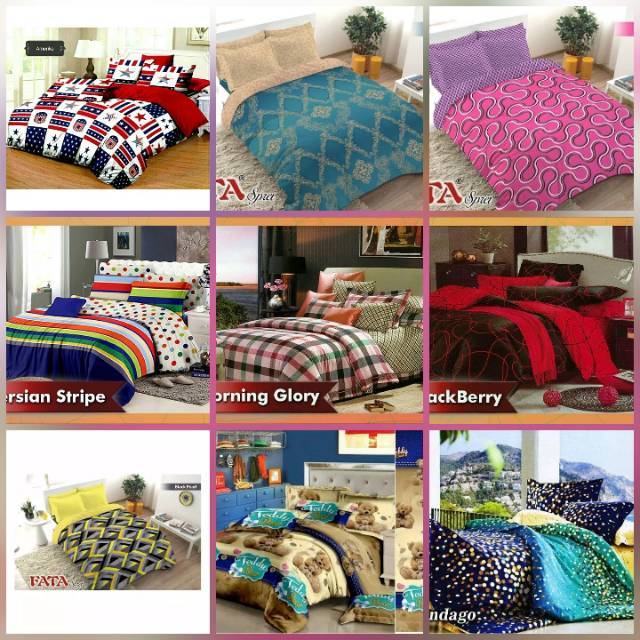 Bedcover Set Fata Motif Minimalis 3kg Harga Reseller Shopee Indonesia