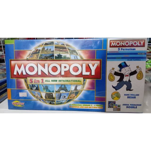 Monopoli / monopoly 5in1 internasional