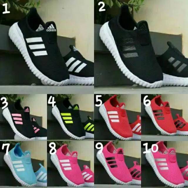 OBRAL SEPATU ANAK ADIDAS TUBULAR KIDS SLOP CEWEK SEPATU ANAK SEKOLAH ADIDAS SLOP