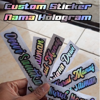 Jual Stiker Hologram Ig, Custom Nama, Custom Huruf, Custom Kata2 ...