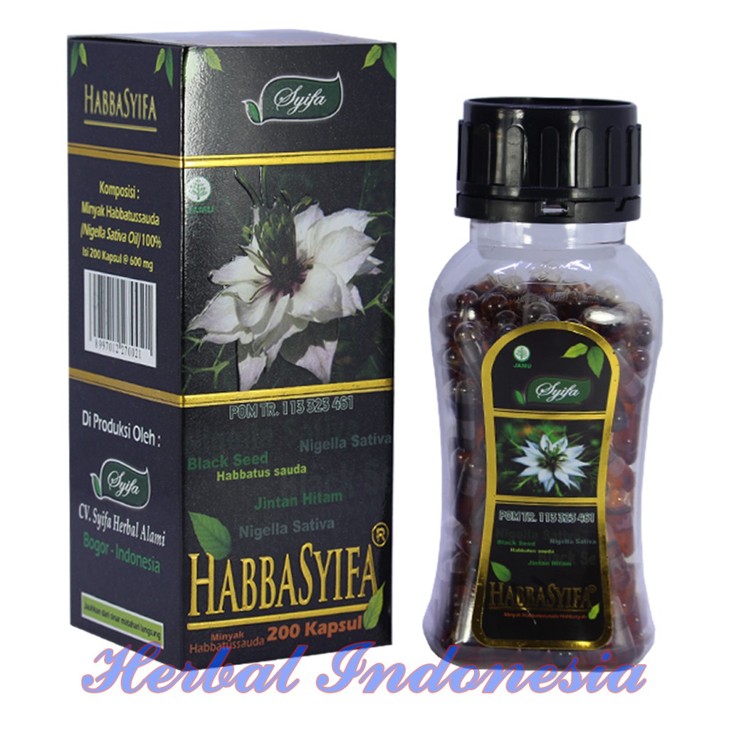 Habbasyifa Minyak Habbatussauda Black Seed Oil 200 Kapsul