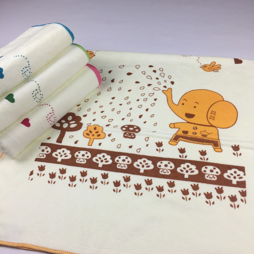 PH Handuk Karakter Bayi / Baby Serat Bambu 50x100 / Handuk Mandi