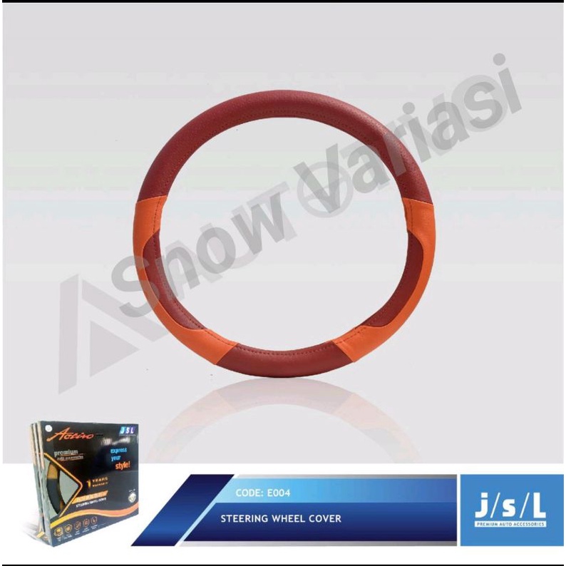 JSL Steering Wheel Cover Activo Premium Sarung Stir Mobil Type E