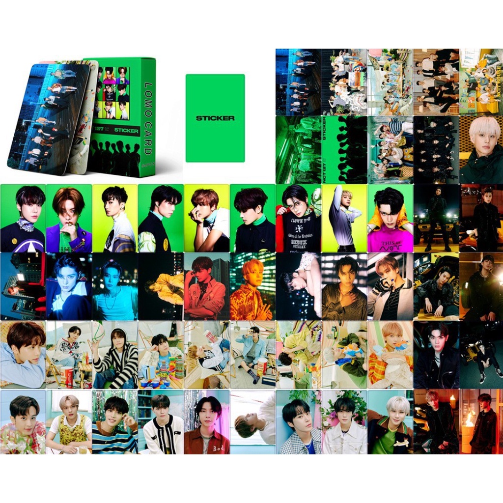 55pcs Stiker Kartu Pos Lomo NCT127