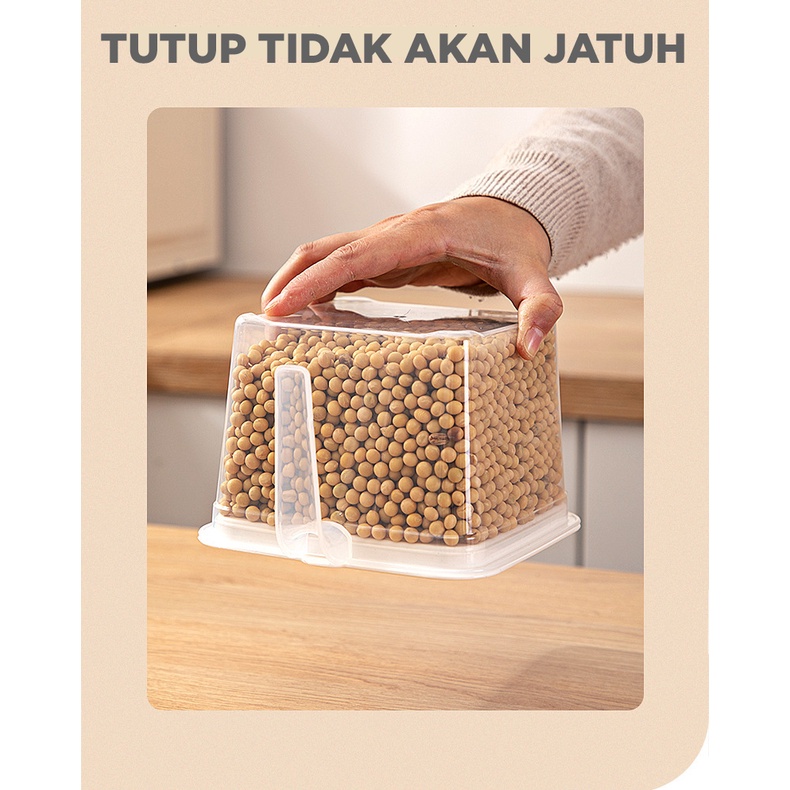 Kotak Tempat Penyimpan Makanan Dapur Kulkas Food Storage / Kotak Penyimpanan Buah / Kotak Penyimpanan Kacang / Kotak Penyimpanan Serbaguna