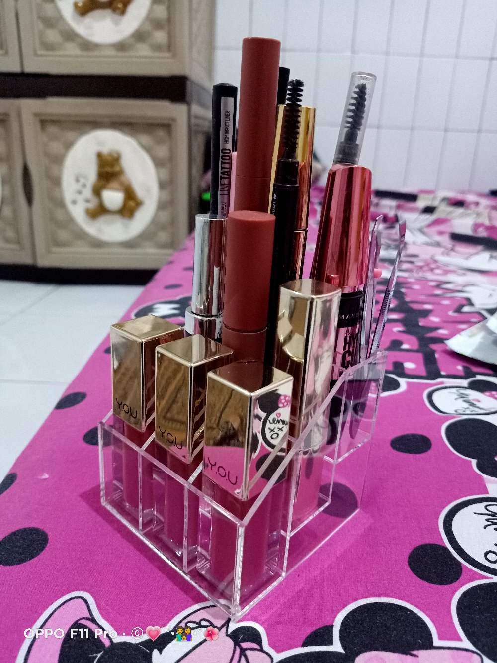 Tempat Lipstik Akrilik Isi 9 Kotak, Acrylic Display Lipstik