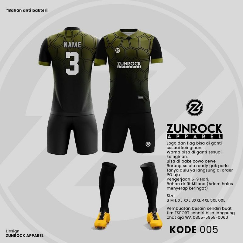 Jersey Futsal Bola Baju Printing sublim Setelan Olahraga badminton volly basket bulutangkis sepeda v