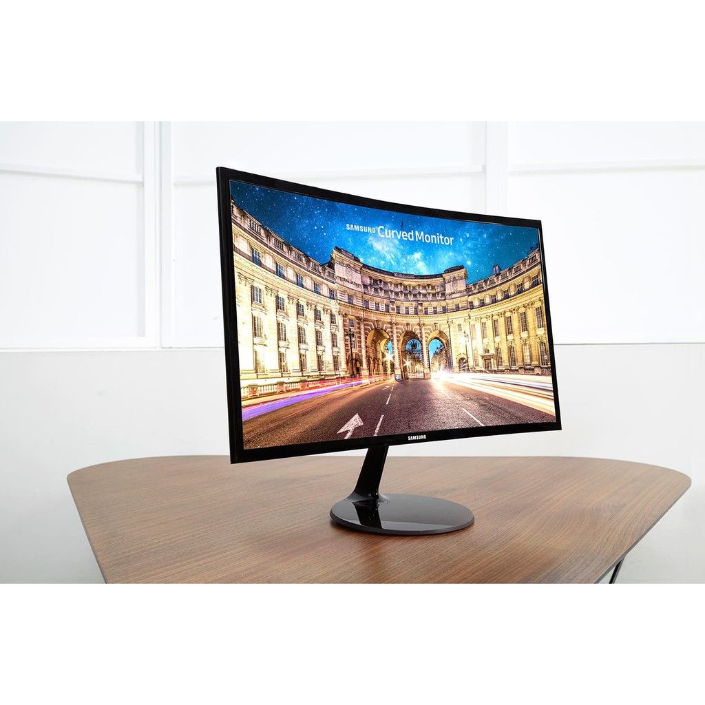 Monitor Samsung LED S24D366 Curved FHD 100Hz Essential S3 S36D hdmi vga | 24D366 24c360 24f390