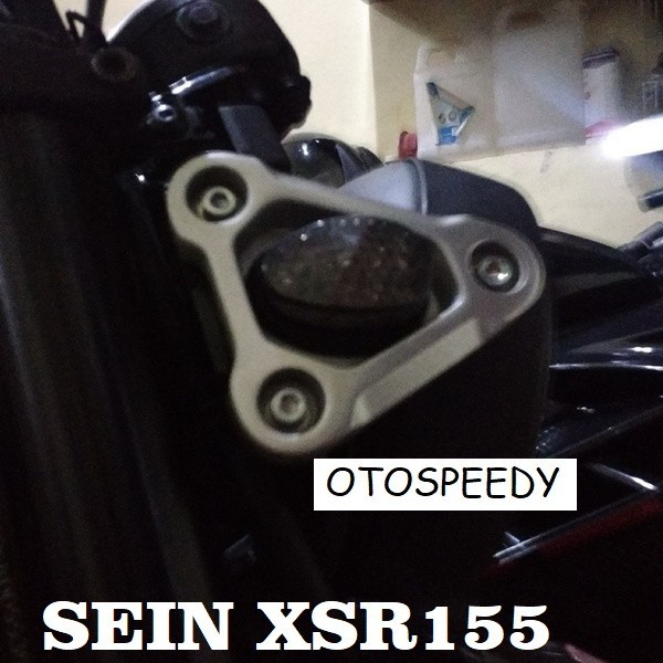 Sein tempel depan xsr155 sen reting led smoke kuning yamaha xsr 155