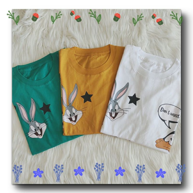 Kaos wanita looney tunes / Kaos cewek looney tunes / kaos wanita lucu