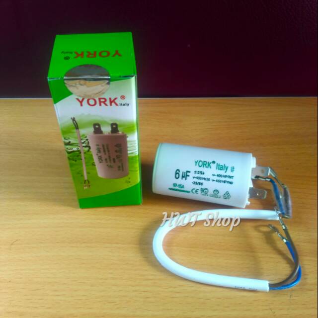 Kapasitor 6 Uf 450v York ~ Capacitor 6 Uf 450v ~ Kapasitor Pompa Air