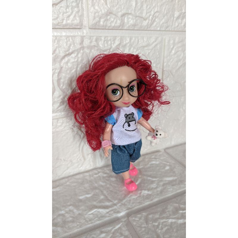 kacamata barbie mini bjd doll yuna lati dimple stodoll